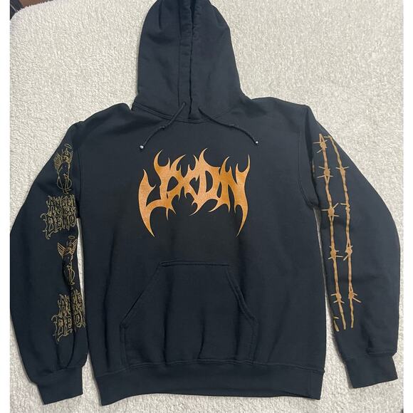 Jaden Hossler Angels & Demons Merch Gildan Men's Sz S Hoodie Sweatshirt Black - Picture 1 of 8